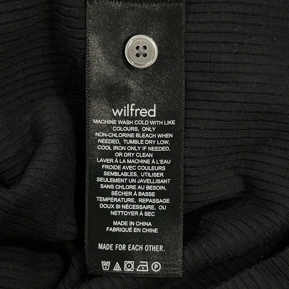 Wilfred Temperature Dress Black - ARITZIA - Picture 5 of 8
